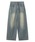 X-girliGbNXK[j́uLOGO POCKET LOOSE DENIM PANTSifjpcjvbCgCfBSu[