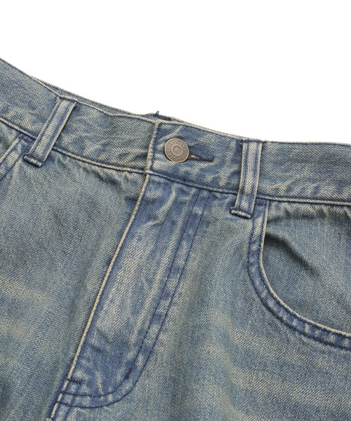 パンツ X-girl LOGO POCKET LOOSE DENIM PANTS 公式】X-girl エックスガール LOGO POCKET LOOSE DENIM PANTS デニム