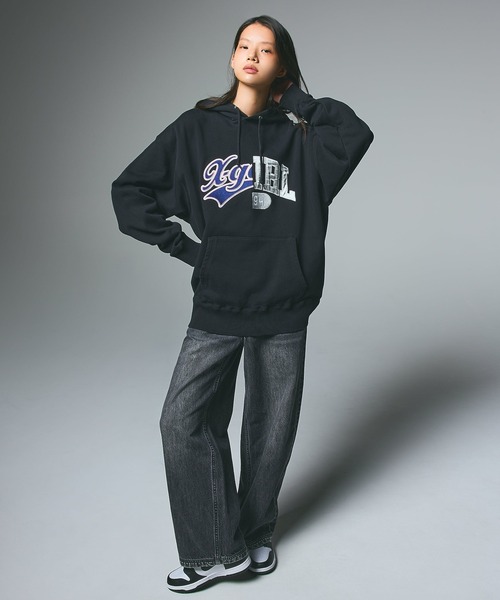 LOGO POCKET LOOSE DENIM PANTS（デニムパンツ）｜X-girl