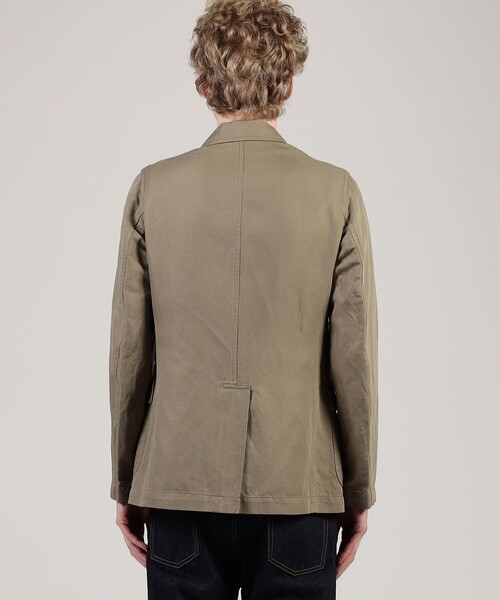 TOMORROWLAND （トゥモローランド）の「リネンコットン シングルブレステッド 3Bジャケット SONDRIO（テーラードジャケット・メンズ・ネイビー/ベージュ・44/46/48/50）」の11枚目の写真