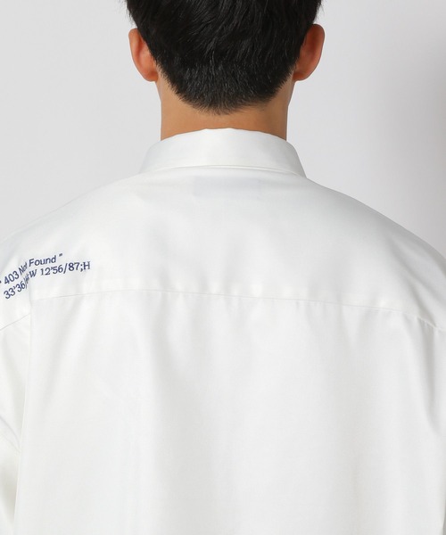 LAKOLE（ラコレ）の「ワーク刺繍シャツ / 498934（シャツ/ブラウス・メンズ・ブラック系その他/ホワイト/グリーン・MEDIUM/LARGE）」の19枚目の写真