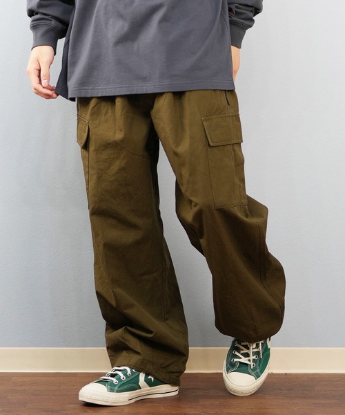 DC(ディーシー)の「DC/ディーシー ワイドカーゴパンツ/ロンパン デニム DPT254034(デニムパンツ・メンズ・ケミカルウォッシュ/ライトインディゴブルー/ダークインディゴブルー/カーキ/ブラック・L/M/XL)」の3枚目の写真