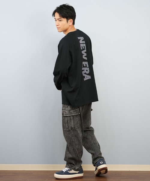 DC(ディーシー)の「DC/ディーシー ワイドカーゴパンツ/ロンパン デニム DPT254034(デニムパンツ・メンズ・ケミカルウォッシュ/ライトインディゴブルー/ダークインディゴブルー/カーキ/ブラック・L/M/XL)」の12枚目の写真