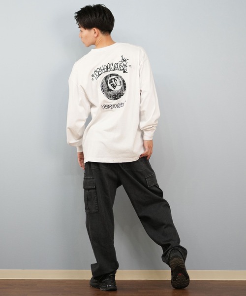DC(ディーシー)の「DC/ディーシー ワイドカーゴパンツ/ロンパン デニム DPT254034(デニムパンツ・メンズ・ケミカルウォッシュ/ライトインディゴブルー/ダークインディゴブルー/カーキ/ブラック・L/M/XL)」の20枚目の写真