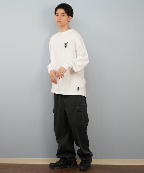 DC(ディーシー)の「DC/ディーシー ワイドカーゴパンツ/ロンパン デニム DPT254034(デニムパンツ・メンズ・ケミカルウォッシュ/ライトインディゴブルー/ダークインディゴブルー/カーキ/ブラック・L/M/XL)」の18枚目の写真