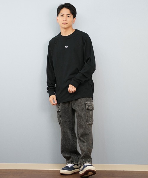 DC(ディーシー)の「DC/ディーシー ワイドカーゴパンツ/ロンパン デニム DPT254034(デニムパンツ・メンズ・ケミカルウォッシュ/ライトインディゴブルー/ダークインディゴブルー/カーキ/ブラック・L/M/XL)」の9枚目の写真