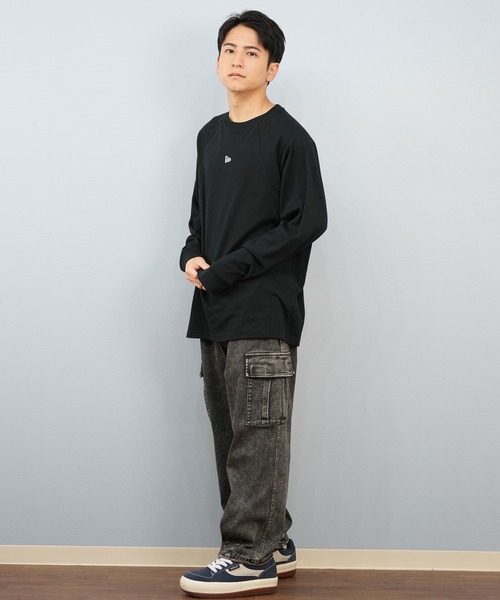 DC(ディーシー)の「DC/ディーシー ワイドカーゴパンツ/ロンパン デニム DPT254034(デニムパンツ・メンズ・ケミカルウォッシュ/ライトインディゴブルー/ダークインディゴブルー/カーキ/ブラック・L/M/XL)」の11枚目の写真
