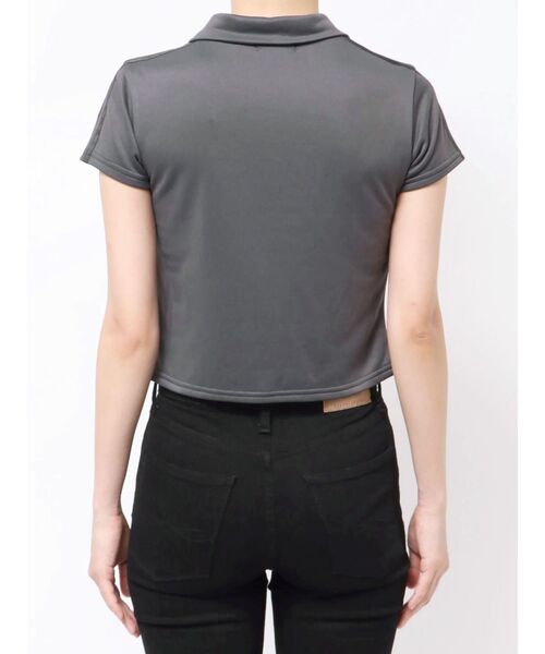 EMODA（エモダ）の「リボンカラージップトップ（Tシャツ/カットソー・レディース・ブルー/グレー/ブラック・FREE）」の20枚目の写真