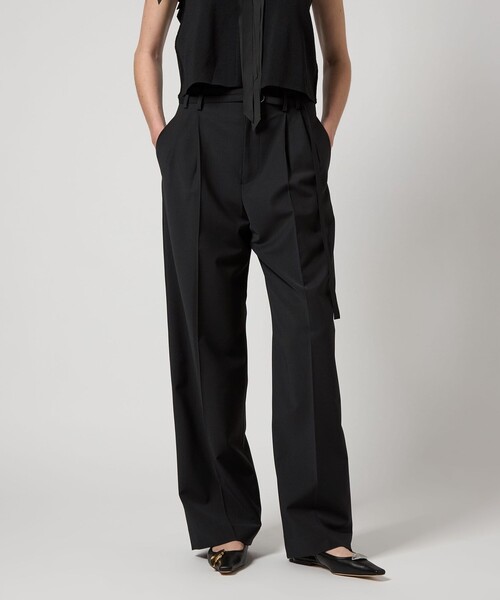 AEWEN MATOPH（イウエン マトフ）の「＜AEWEN MATOPH＞ハイウエスト ベルトパンツ（その他パンツ・レディース・ブラック/ダークブラウン/ダークグレー・38/36/34/40）」の4枚目の写真