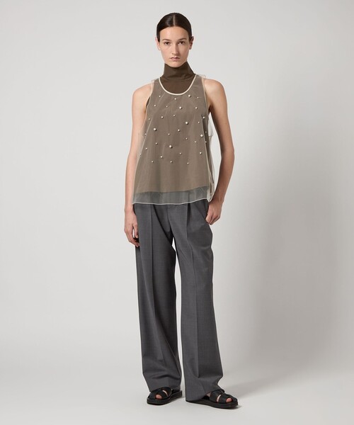 ＜AEWEN MATOPH＞ハイウエスト ベルトパンツ AEWEN MATOPH＞ハイウエスト ベルトパンツ（その他パンツ）｜AEWEN