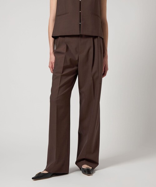 AEWEN MATOPH＞ハイウエスト ベルトパンツ（その他パンツ）｜AEWEN