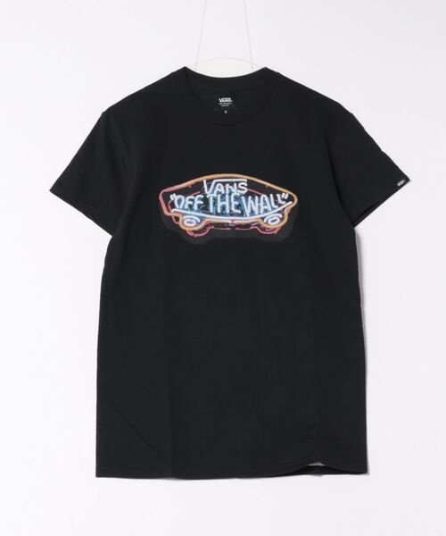 VANS(バンズ)の「VANSアパレル(WJ) ヴァンズ M Neon Signboard TEE ショートスリーブ 125R1011900 ABC-MART限定 BLACK(Tシャツ/カットソー・メンズ・ブラック・SMALL/MEDIUM/LARGE/X-LARGE)」の1枚目の写真