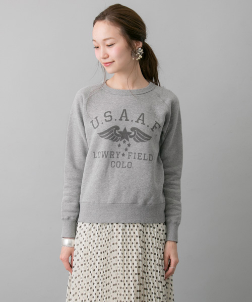 URBAN RESEARCH（アーバンリサーチ）の「UR スター裏起毛スウェット（スウェット・レディース・ネイビー/オフホワイト/グレー・FREE）」の6枚目の写真