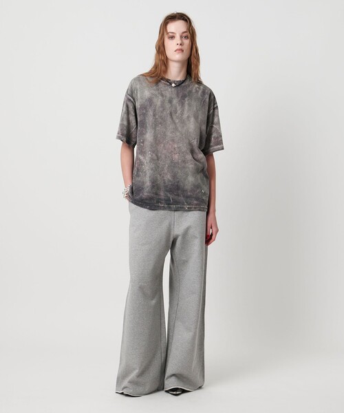 ASTRAET（アストラット）の「＜ASTRAET＞ コットン ウラケ スウェットワイドパンツ②（スウェットパンツ・レディース・ライトグレー・1/0）」の4枚目の写真