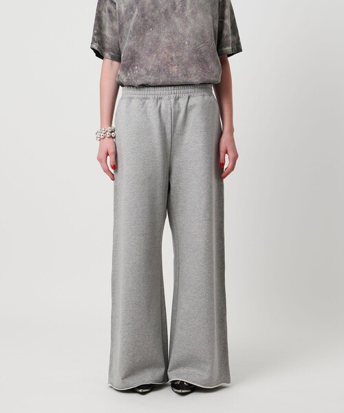 ASTRAET（アストラット）の「＜ASTRAET＞ コットン ウラケ スウェットワイドパンツ②（スウェットパンツ・レディース・ライトグレー・1/0）」の5枚目の写真