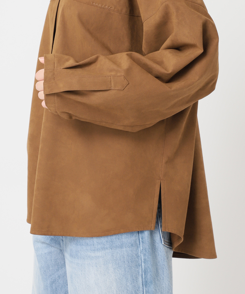 PlageプラージュSOFT MILI シャツ ブラウン セール】SOFT MILI SHIRT ワンピース（ワンピース）｜Plage