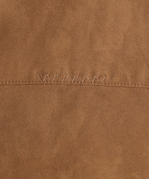 plage（プラージュ）の「suede シャツ（シャツ/ブラウス・レディース・キャメル・FREE）」の3枚目の写真