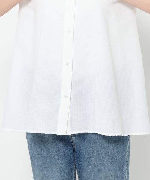 LOWRYS FARM（ローリーズファーム）の「バックリボンシャツＳＳ　572747（シャツ/ブラウス・レディース・ダークブラウン/ベージュ/ホワイト・FREE）」の18枚目の写真