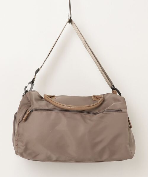 FREE STYLISTS（フリー スタイリスト）の「【2WAY】大容量 レザービッグサイズトラベルボストンバッグ/ショルダーバッグ（ボストンバッグ・レディース・グレー/ブラック・FREE）」の3枚目の写真