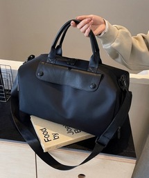 FREE STYLISTS | 【2WAY】大容量 レザービッグサイズトラベルボストンバッグ/ショルダーバッグ(ボストンバッグ)