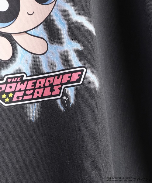 WESTSEA(ウエストシー)の「THE POWERPUFF GIRLS / パワーパフ ガールズ ピグメント加工 レトロ コラボ キャラクター 半T(Tシャツ/カットソー・メンズ・ブラック系その他/ブラック系その他3/ブラック系その他2/ブラック・L/M)」の8枚目の写真