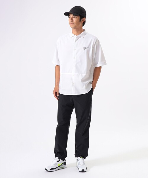 BEAMS GOLF(ビームスゴルフ)の「ORANGE LABEL / ワイド 切り替え ポロ襟シャツ【DRY・UV】(ポロシャツ・メンズ・ネイビー/ホワイト/グリーン・M/L/S/XL)」の5枚目の写真