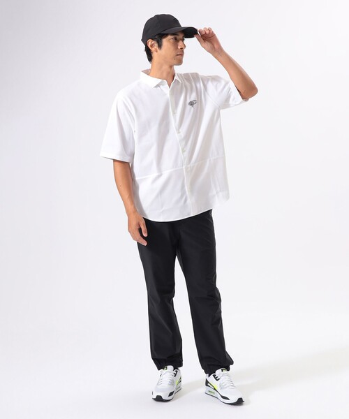 BEAMS GOLF(ビームスゴルフ)の「ORANGE LABEL / ワイド 切り替え ポロ襟シャツ【DRY・UV】(ポロシャツ・メンズ・ネイビー/ホワイト/グリーン・M/L/S/XL)」の6枚目の写真