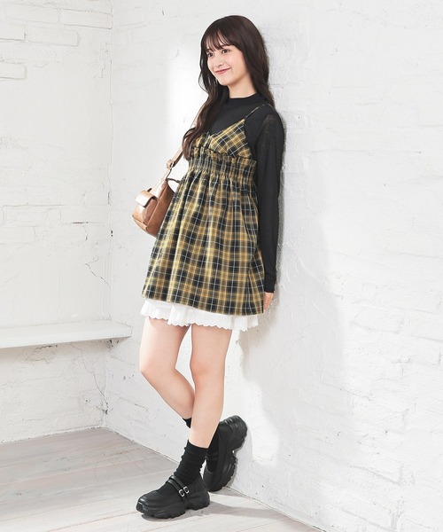 Honeys(ハニーズ)の「キャミブラウス(キャミソール・レディース・ブラック/ブラウン系その他/ブラック系その他・M/L/S)」の21枚目の写真