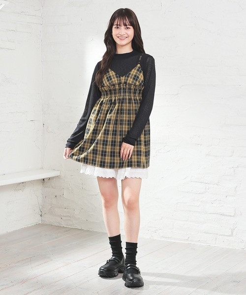 Honeys(ハニーズ)の「キャミブラウス(キャミソール・レディース・ブラック/ブラウン系その他/ブラック系その他・M/L/S)」の22枚目の写真