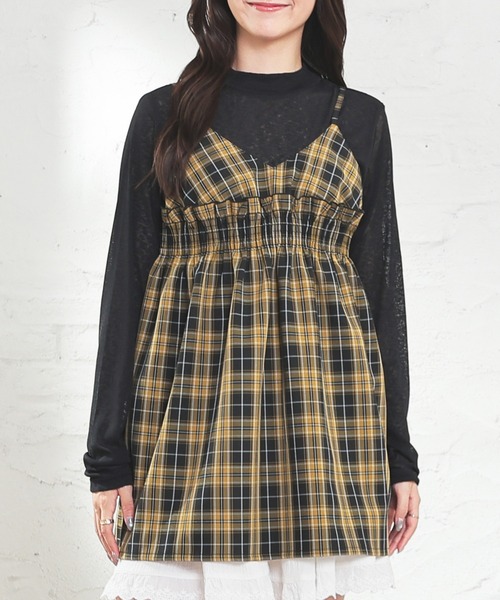 Honeys(ハニーズ)の「キャミブラウス(キャミソール・レディース・ブラック/ブラウン系その他/ブラック系その他・M/L/S)」の19枚目の写真