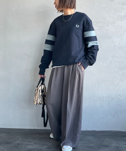 フレッドペリー　スウェット　新品 FRED PERRY トレーナー スウェット Crew Neck Sweatshirt