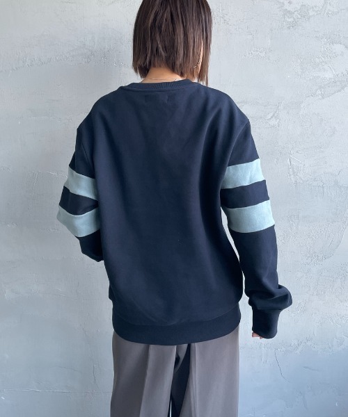 FRED PERRY/フレッドペリー] PEACHED TIPPED クルーネック