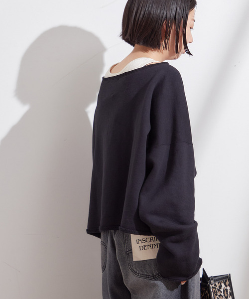 セール】《別注》【INSCRIRE /アンスクリア】ロゴスウェット