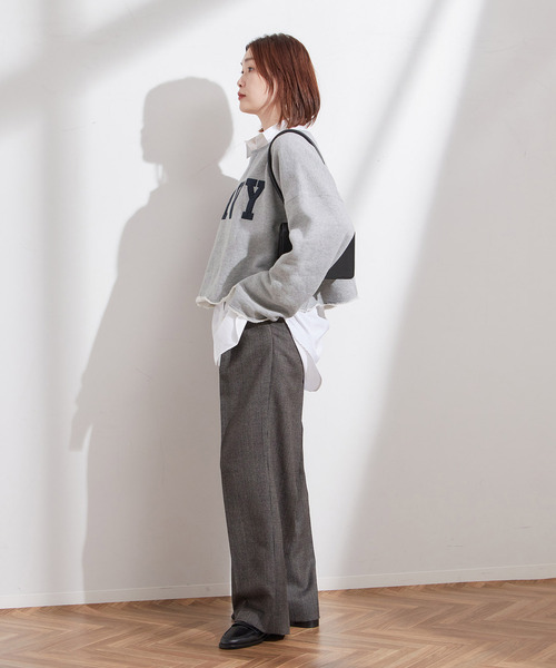 セール】《別注》【INSCRIRE /アンスクリア】ロゴスウェット