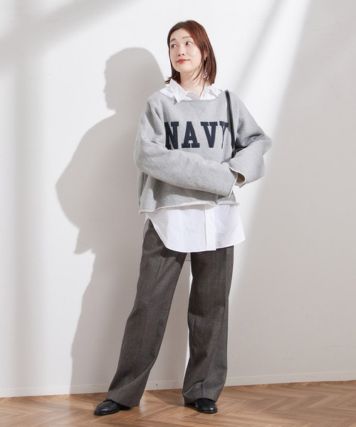 セール】《別注》【INSCRIRE /アンスクリア】ロゴスウェット