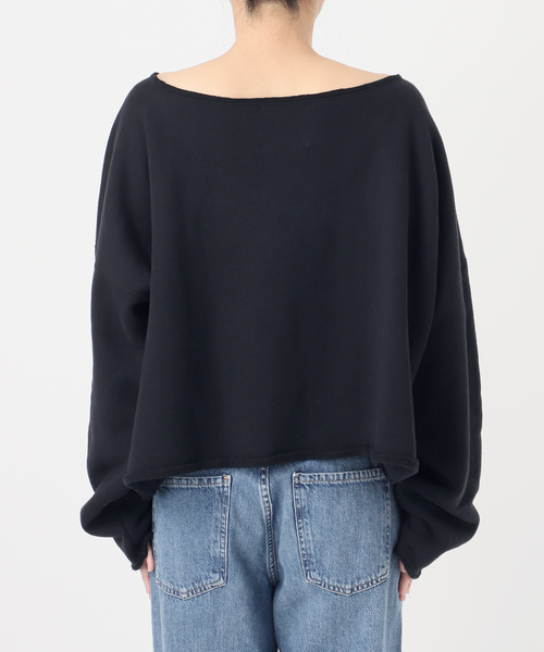 INSCRIRE（アンスクリア）の「《別注》【INSCRIRE /アンスクリア】ロゴスウェット（スウェット・レディース・チャコールグレー/ブラック・FREE）」の12枚目の写真