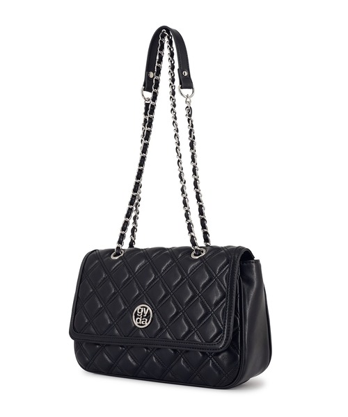 GYDA（ジェイダ）の「GYDA(ジェイダ)チェーンショルダーバッグ GY-B354 ダブルキルティング（ショルダーバッグ・レディース・アイボリー/ブラック/レッド・FREE）」の5枚目の写真