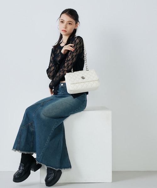 GYDA(ジェイダ)チェーンショルダーバッグ GY-B354 ダブルキルティング