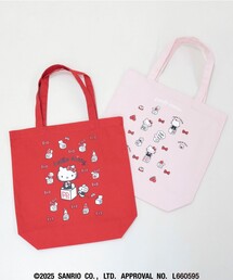 【HELLO KITTY meet FREDY emue】  ボックスプリントトートバッグ