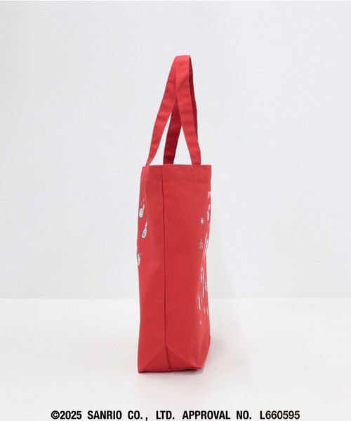 fredy emue（フレディエミュ）の「【HELLO KITTY meet FREDY emue】  ボックスプリントトートバッグ（トートバッグ・レディース・ベビーピンク/レッド・FREE）」の12枚目の写真