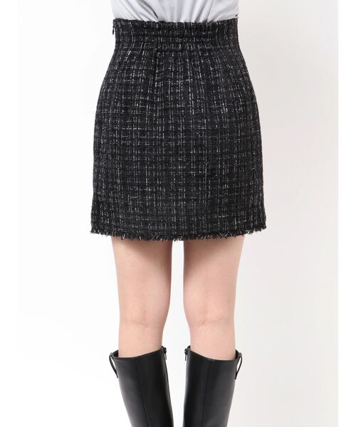 dazzlin（ダズリン）の「ポケットミニスカート/ツイード（スカート・レディース・ピンク/アイボリー/ブラック・SMALL/MEDIUM）」の16枚目の写真