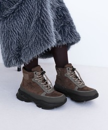 エンチャンテッド　ブーツ　新品未使用 晴雨兼用ベルト付きレインショートブーツ（ブラックエナメル