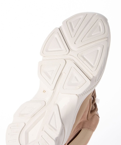 enchanted(エンチャンテッド)の「撥水レースアップサイドジップスニーカーブーツ(ブーツ・レディース・ベージュ/ピンクベージュ/グレイッシュベージュ/ブラック・24/23.5/23/22.5/25/24.5)」の11枚目の写真