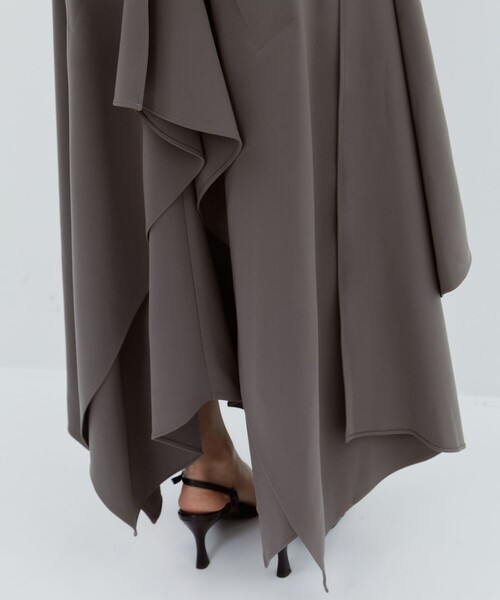 YOHEI OHNO（ヨウヘイオオノ）の「【YOHEI OHNO/ヨウヘイオオノ】《STUDIOUS別注》Our Basic Skirt（スカート・レディース・ブラック/グレー・36/38）」の20枚目の写真