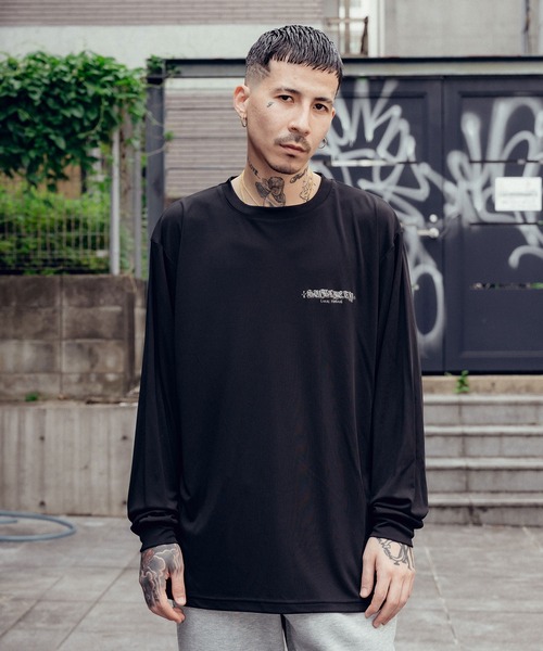 SBCY Sport（エスビーシーワイスポーツ）の「Dry reflective tee L/S（Tシャツ/カットソー・メンズ・ホワイト/ブラック・SMALL/MEDIUM/LARGE/X-LARGE/XX-LARGE）」の9枚目の写真