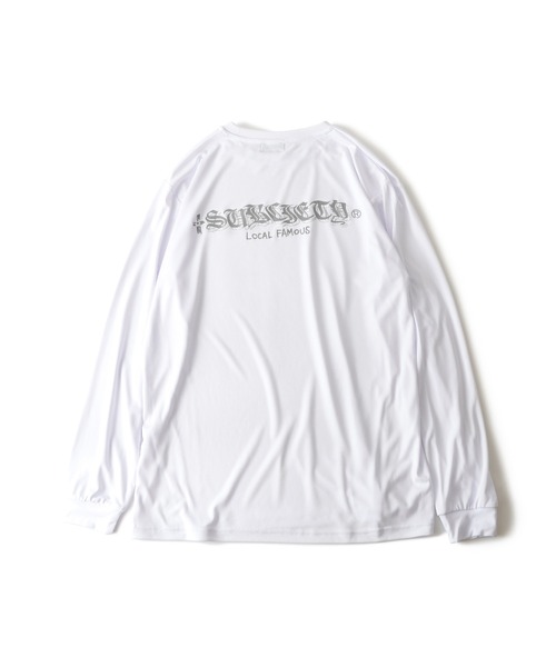 SBCY Sport（エスビーシーワイスポーツ）の「Dry reflective tee L/S（Tシャツ/カットソー・メンズ・ホワイト/ブラック・SMALL/MEDIUM/LARGE/X-LARGE/XX-LARGE）」の4枚目の写真