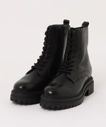 Piedi Nudi（ピエディヌーディ）の「KLONDIKE/ｸﾛﾝﾀﾞｲｸ 本革 厚底 レースアップブーツ（ブーツ）」