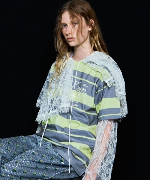 tシャツ 「25AW PRE-ORDER」Breathe Border T-shirt/BreatheボーダーTシャツ「MAISON SPECIAL/ 25AW PRE-ORDER】Breathe Border T-shirt/BreatheボーダーT