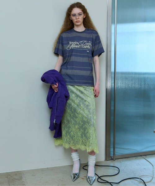 tシャツ 「25AW PRE-ORDER」Breathe Border T-shirt/BreatheボーダーTシャツ「MAISON SPECIAL/ 25AW PRE-ORDER】Breathe Border T-shirt/BreatheボーダーT