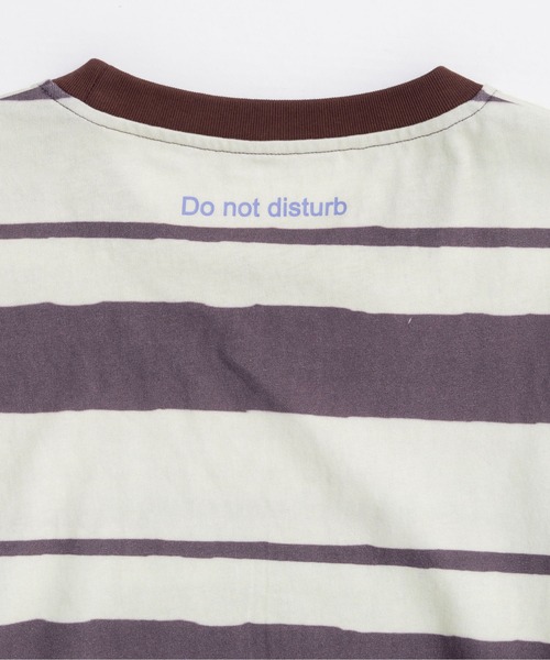 MAISON SPECIAL(メゾンスペシャル)の「Breathe Border T-shirt/BreatheボーダーTシャツ(Tシャツ/カットソー・レディース・チャコールグレー/グリーン/イエロー・FREE)」の17枚目の写真